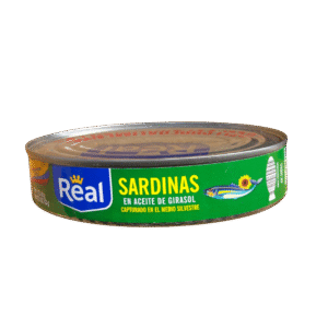 Sardinas Real Ovalada En Aceite De Girasol 15 Oz X 24