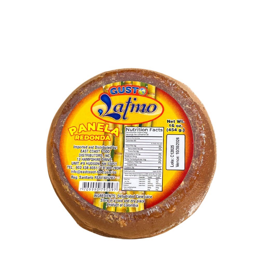 Panela Gusto Latino 4 Caras 16 Oz X 24