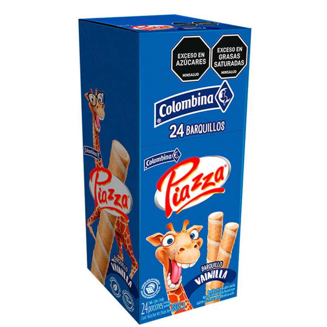 Colombina Piazza 24 Barquillo Vainilla 280.8g