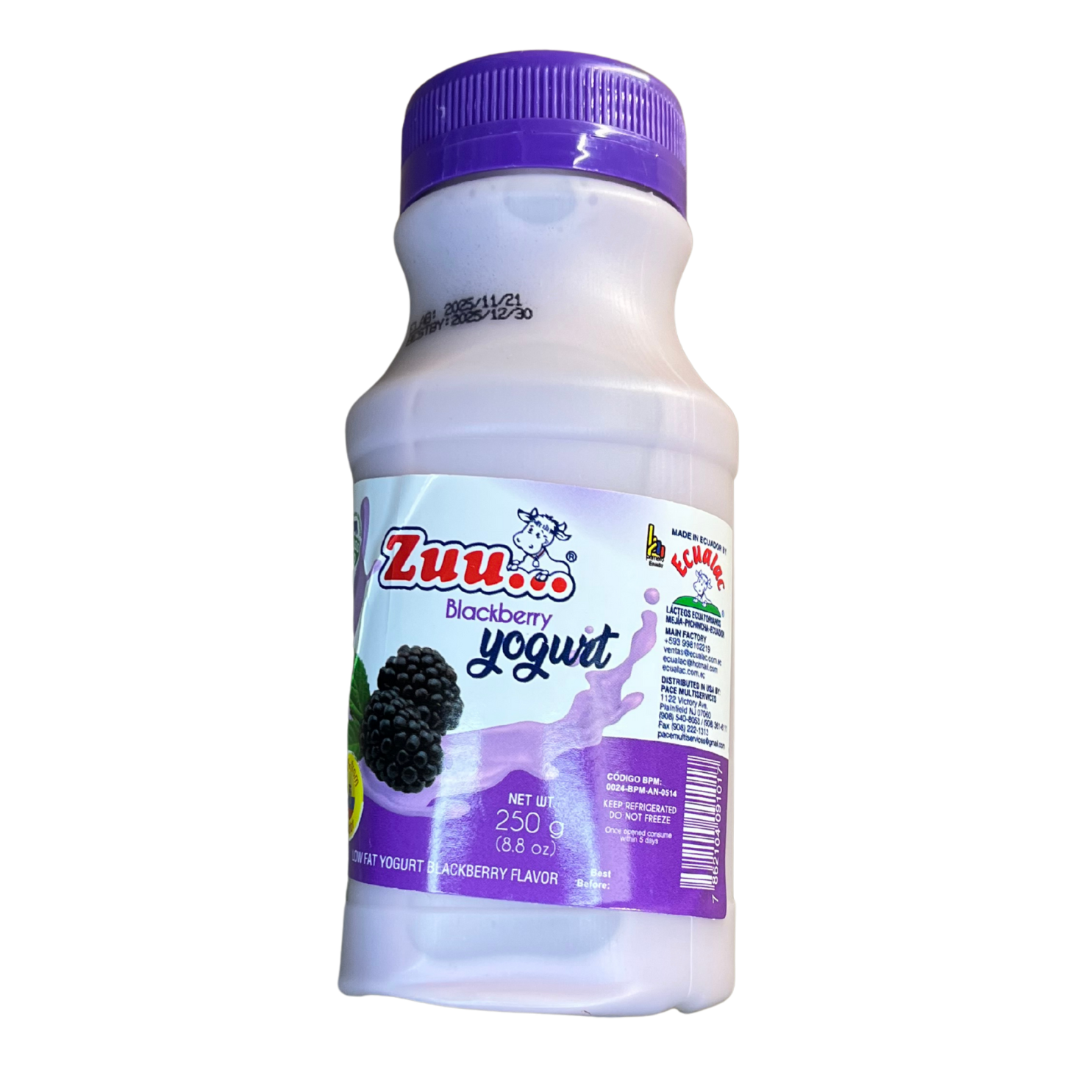 Zuu Yogurt Blackberry 250g