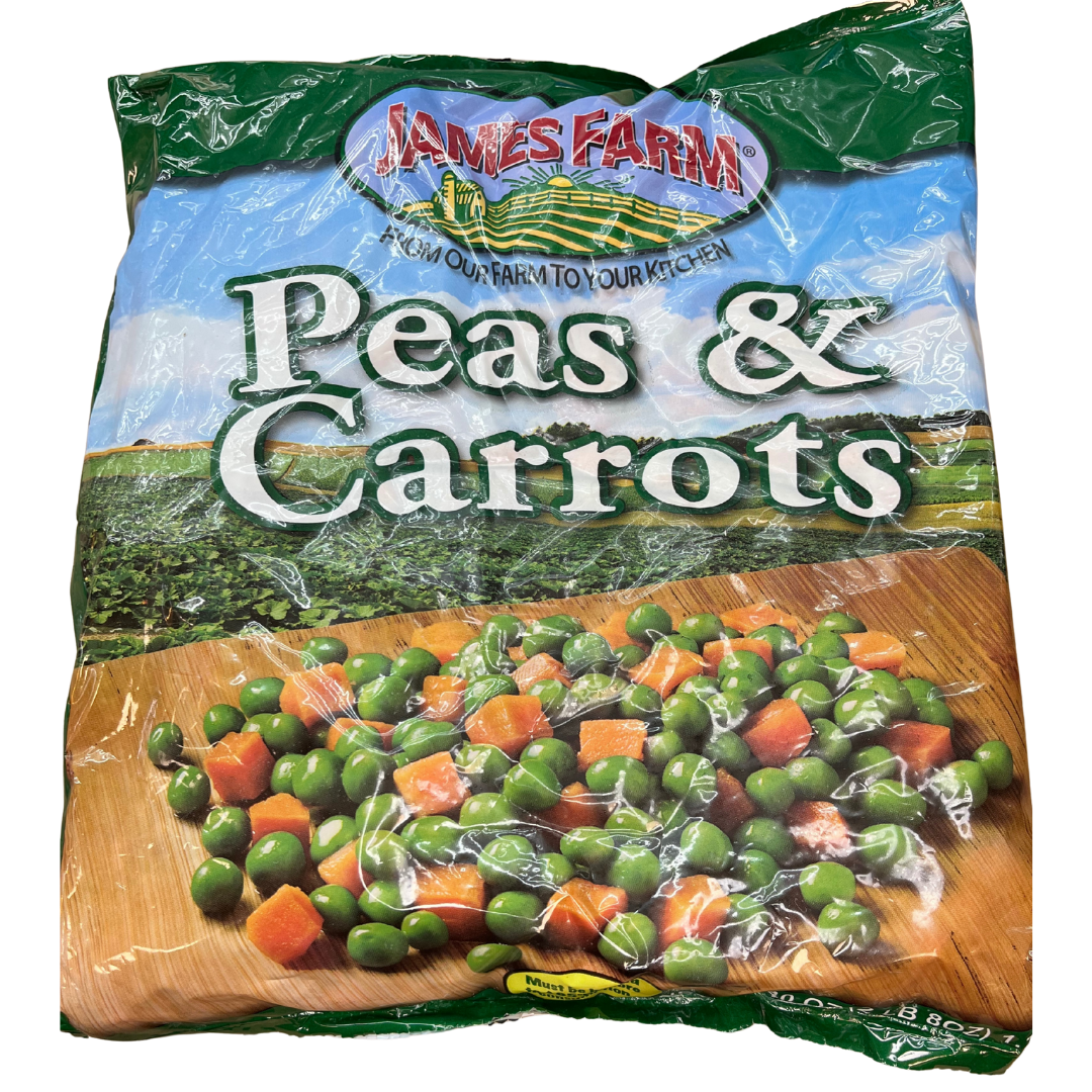 James Farm Peas And Carrots 40 Oz