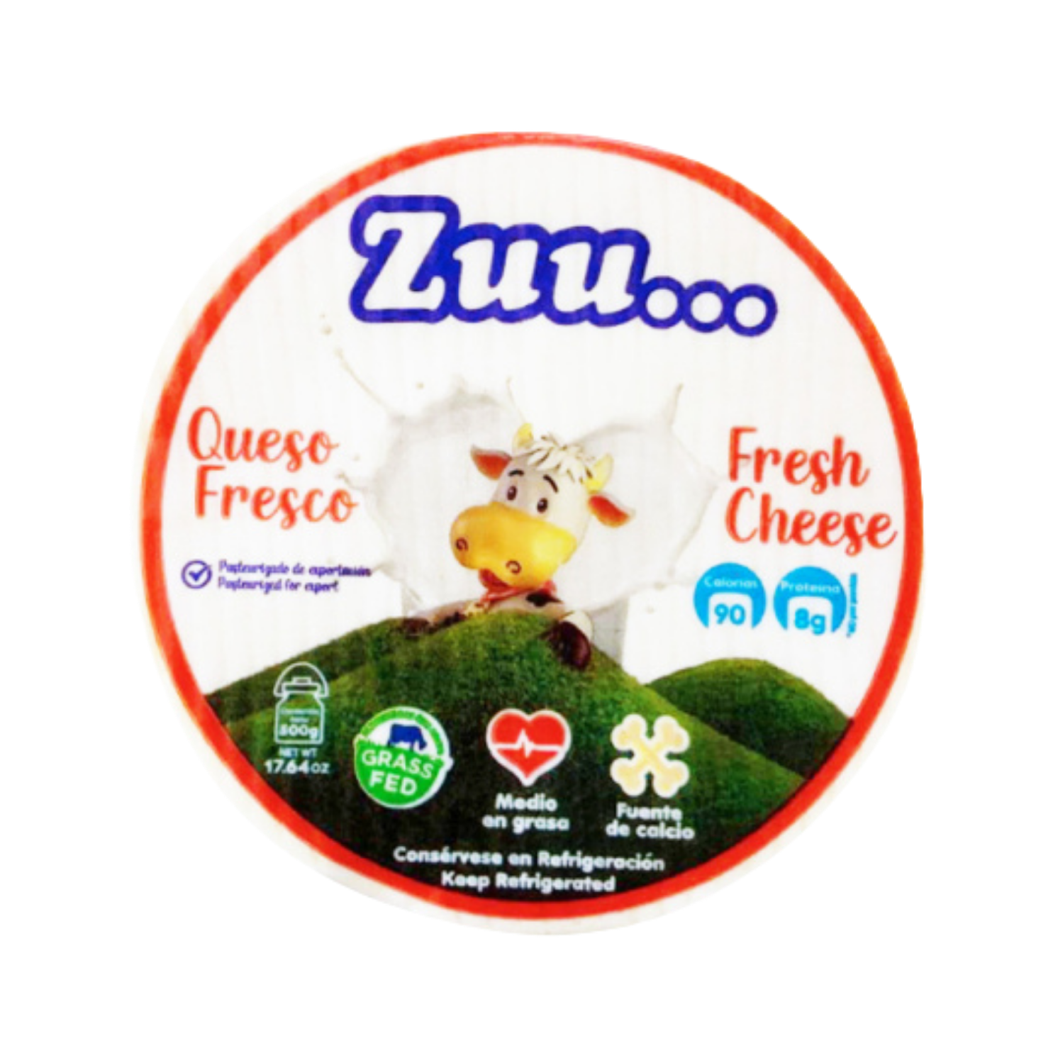 Queso Fresco Zuu 17.64 Oz  X12