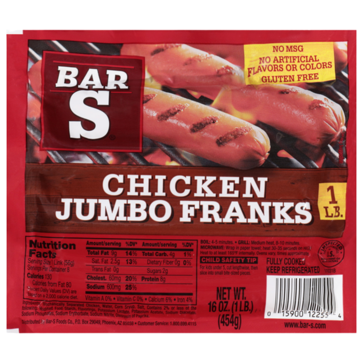 Chicken Jumbo Franks 16 oz