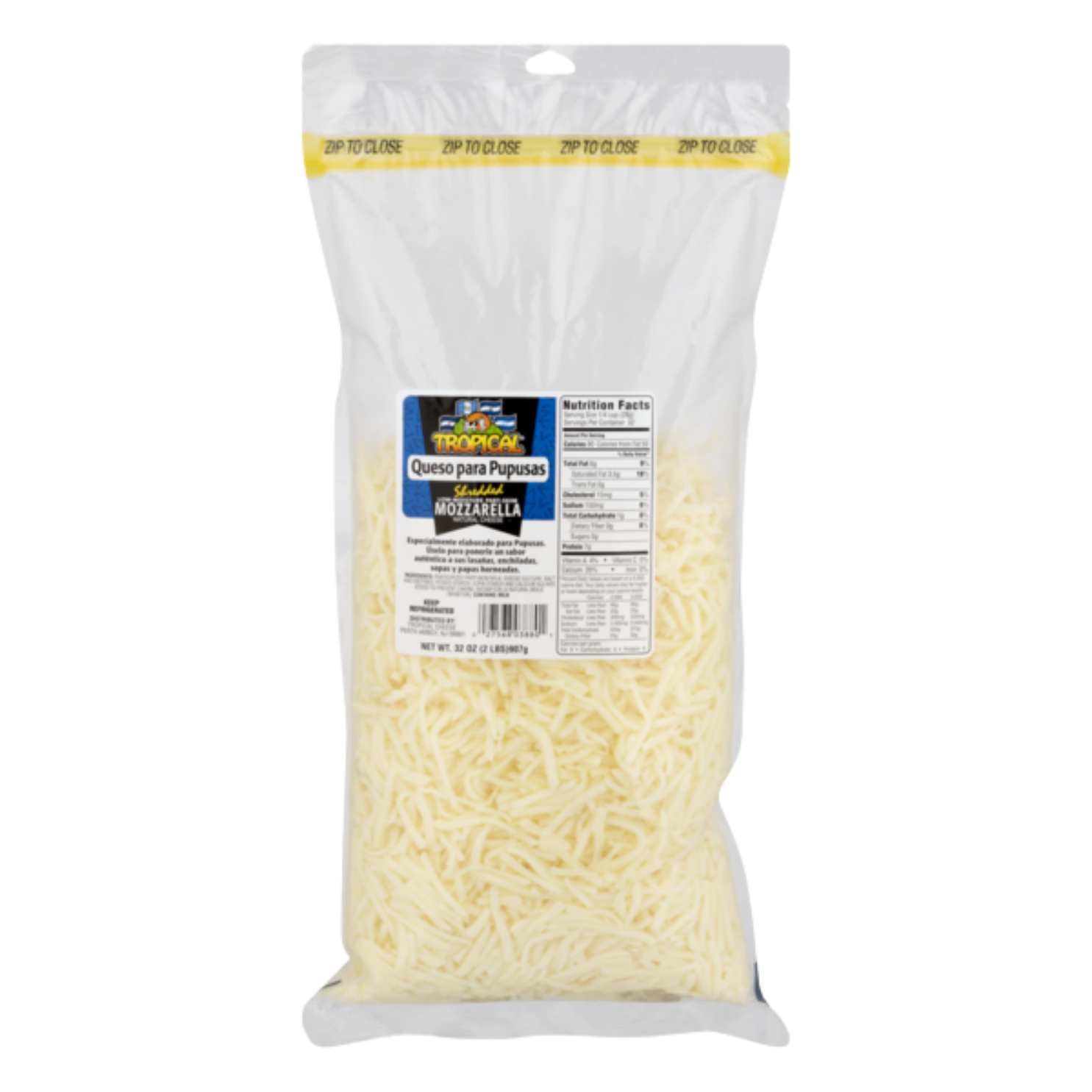 tropical queso para pupusas 32 oz x