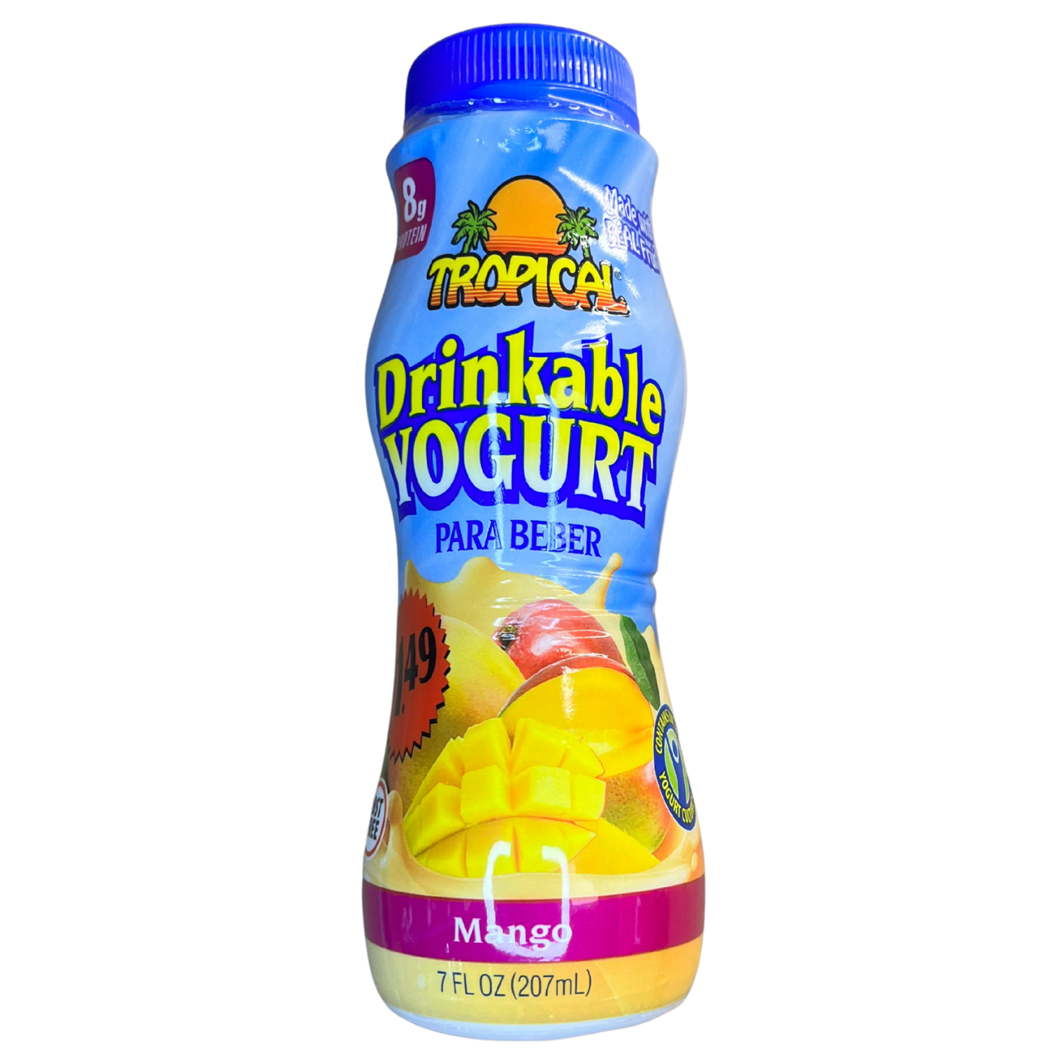 tropical yogurt mango 7oz