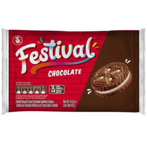 festival chocolate Cookies 12 unidades 14.22oz