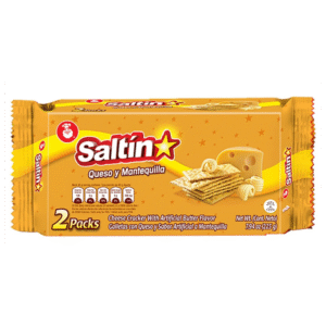 Saltin Queso Y Mantequilla 2 packs 7.94 Oz