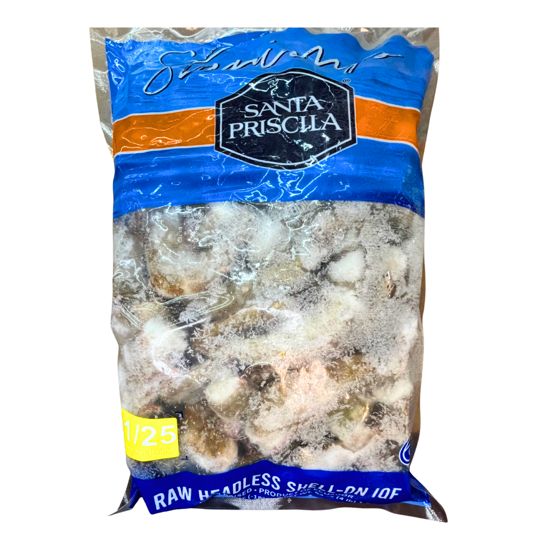 Shrimp Santa Priscila Raw Shell On 4 Lb