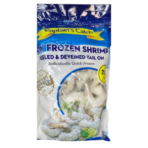 Captains Catch Raw Frozen Shrimp Tail On 21/25  2lbs