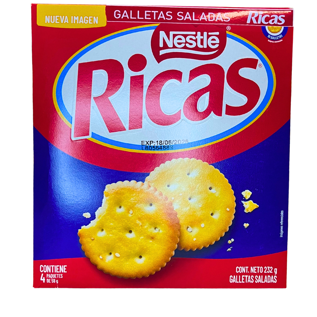 Nestle Ricas 4 pack 232g