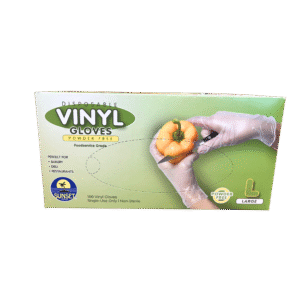 Vinyl gloves powder free Large 100 Uni