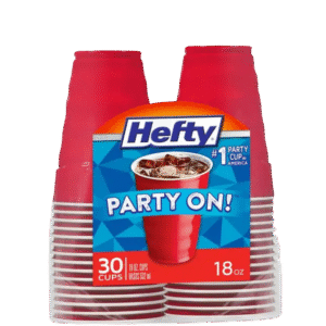 Hefty Red 30 Cups 18 Oz