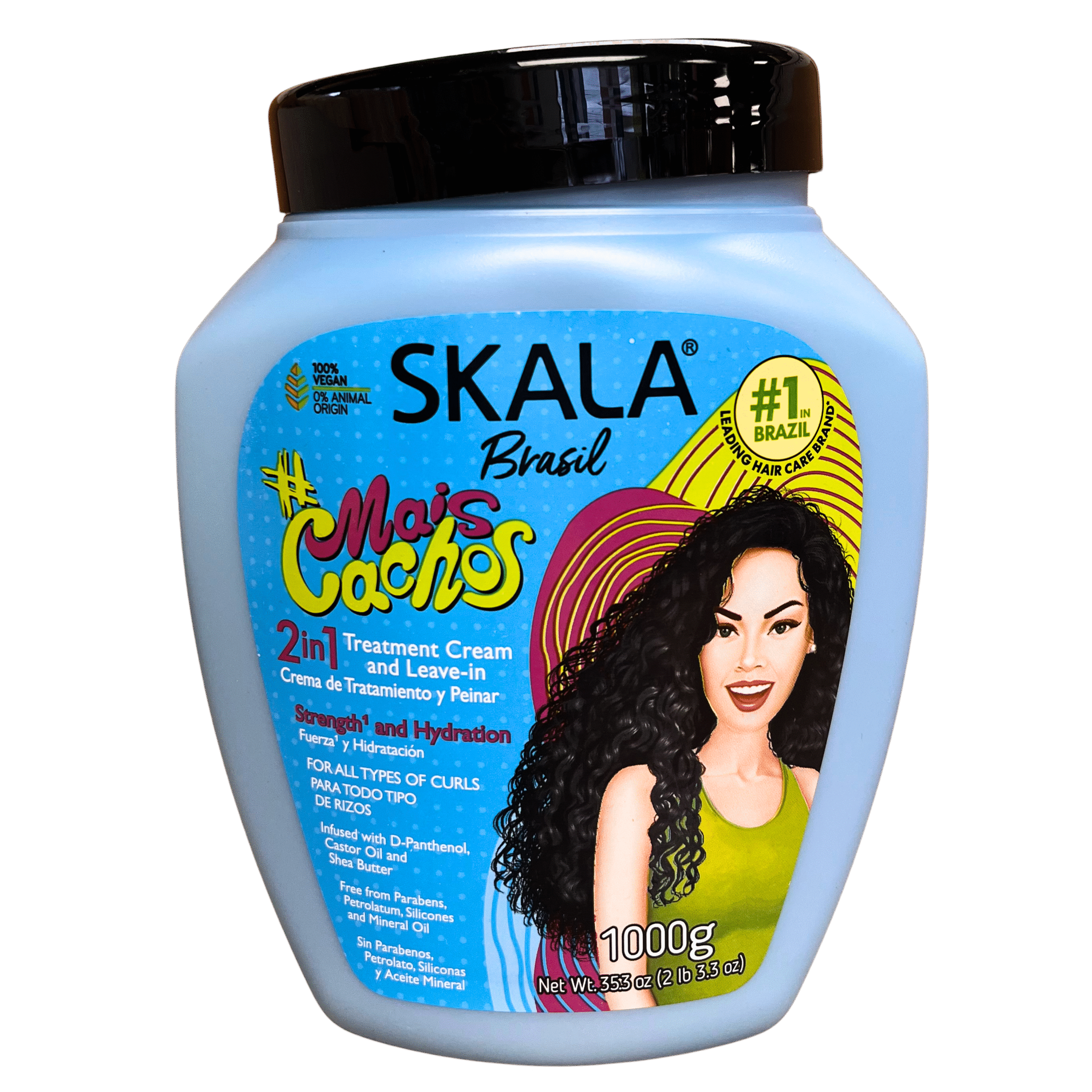 Skala Brazil Mais Cachos Bote Celeste 1000gr