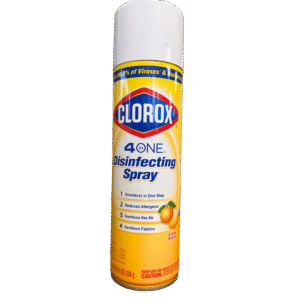 Clorox 4 in one disinfecting spray 19 oz