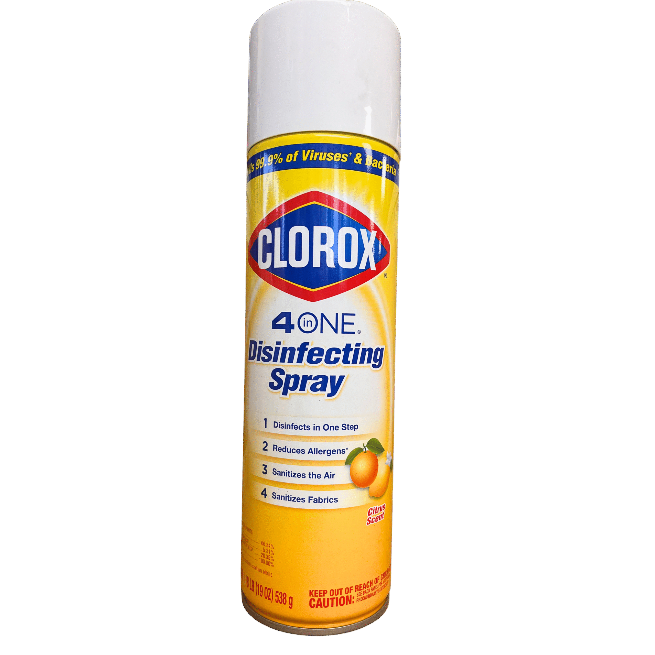 Clorox 4 in one disinfecting spray 19 oz