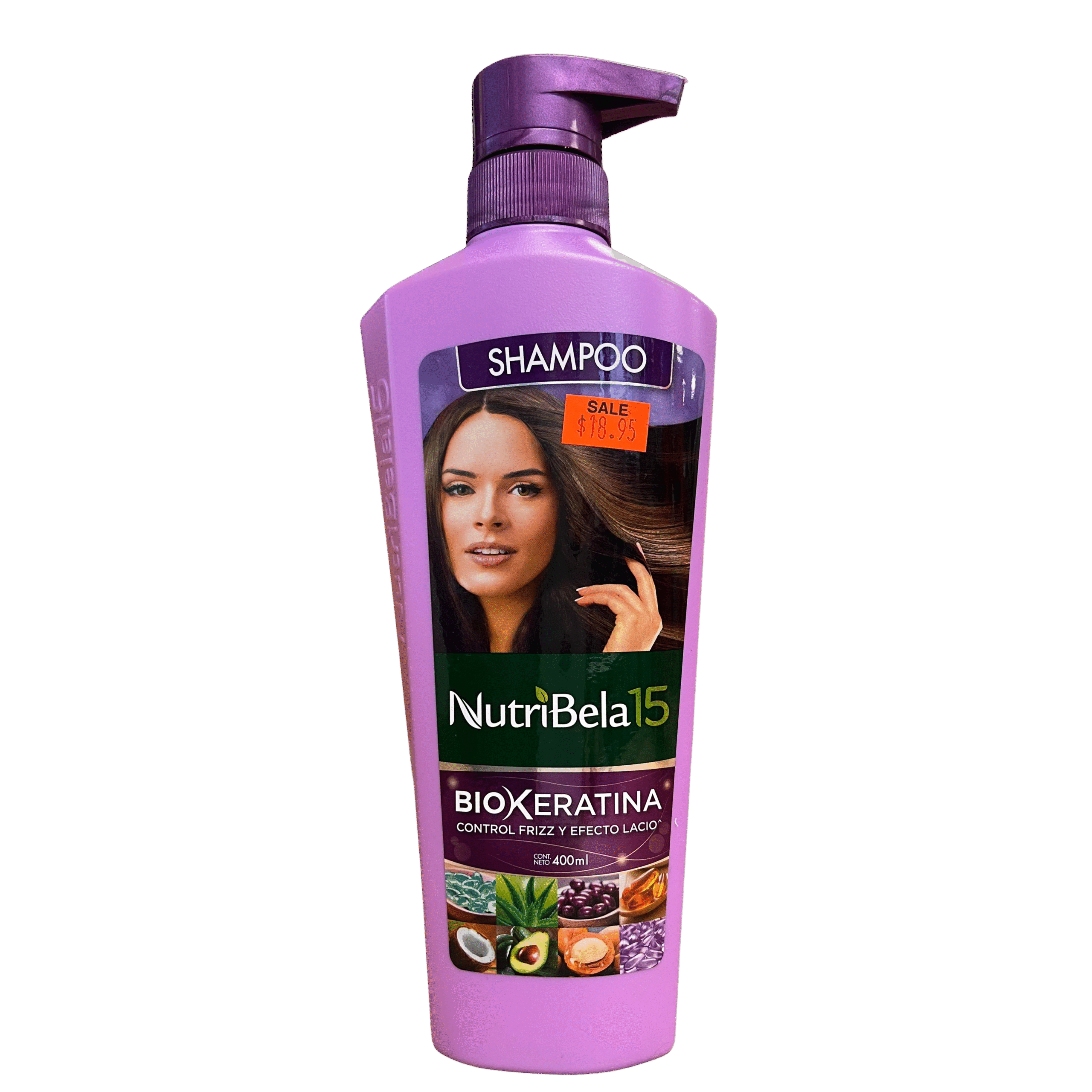 Nutribela 15 Sampoo Biokeratina Control 400 Ml