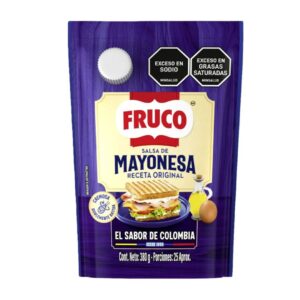 Fruco Salsa De Mayonesa El Sabor De Colombia 380 Gr X12
