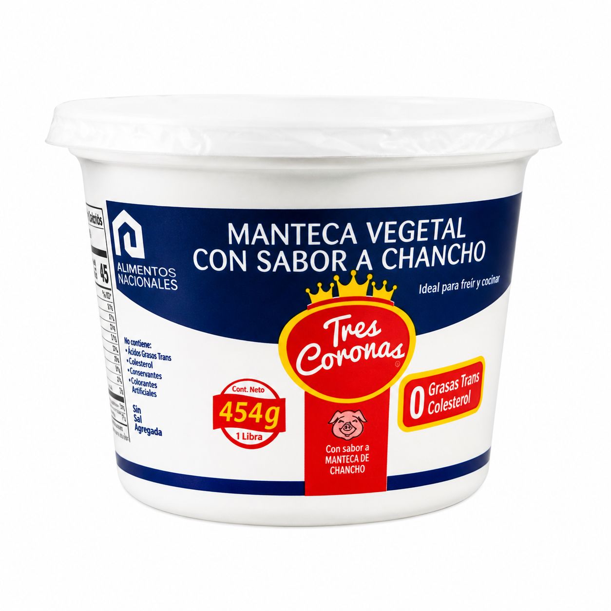 Tres Coronas Manteca Vegetal Con Sabor A Chancho